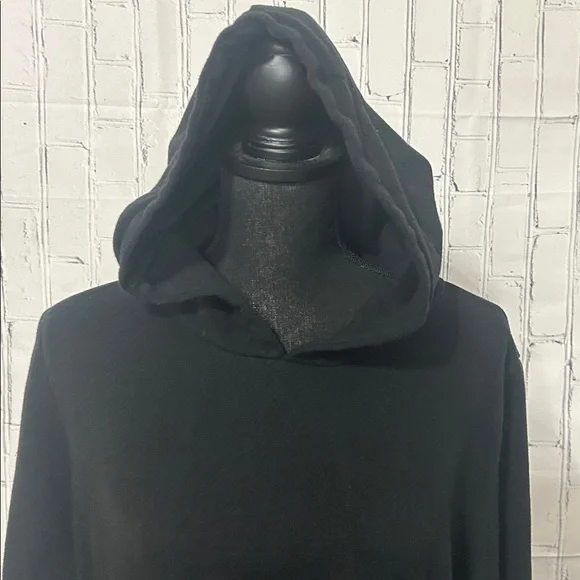 Torrid Elegant Black Hoodie Dress. Size 1 - Picture 3 of 5